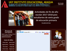 Tablet Screenshot of iearagua.com